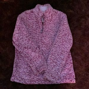 Time and Tru sherpa quarter zip pull over